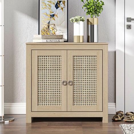 Shoe storage cabinet with deals glass doors