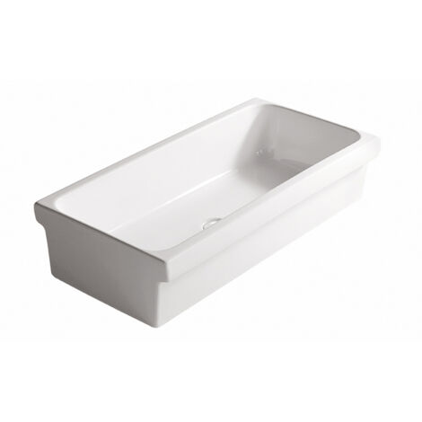 GALASSIA Ninive lavabo canale sospeso 120x45 bianco codice prod: 2007