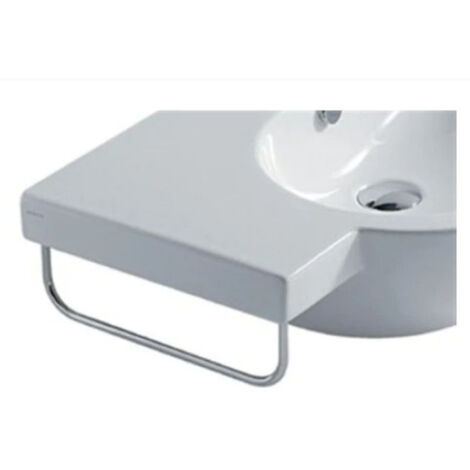 GALASSIA Portasalviette laterale in ottone cromato cm 30xh9 per lavabo sospeso M2 e Eden codice prod: 5241