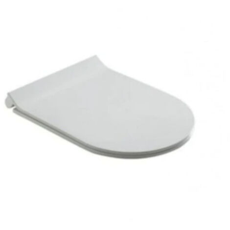 GALASSIA Sedile extra slim chiusura rallentata termoindurente bianco matt serie Meg11Pro codice prod: 5478MT