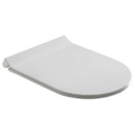 GALASSIA Sedile extra slim soft close Bianco Matt Termoindurente serie Dream codice prod: 7330MT