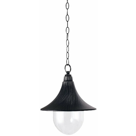 Galatea lanterna mit 26xH36cm schwarzer Kette im sterben -cast -Aluminium