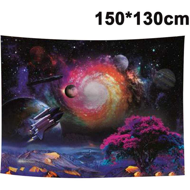 

Abcrital - Galaxy Starry Sky Tapestry Universe Space Tapestry Colgante de pared Colgante de pared Psychedelic Mysterious Nebula Star Tapiz de pared