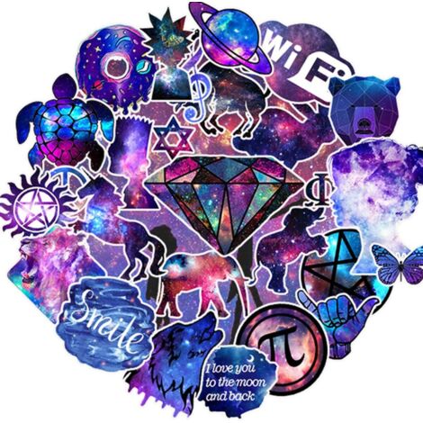 Galaxy-Sticker Mädchen Traumhimmel Sternbild-Sticker Hara