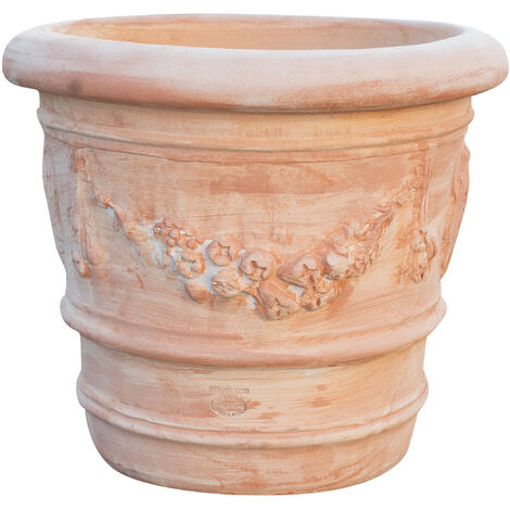 Galestro Vase en terre cuite 100% Made in Italy entièrement fait à la main