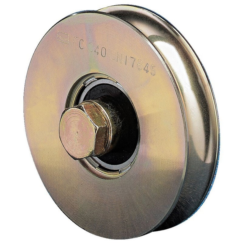 Comunello - Roue gorge ronde 1 roulement 100mm R16 310-100