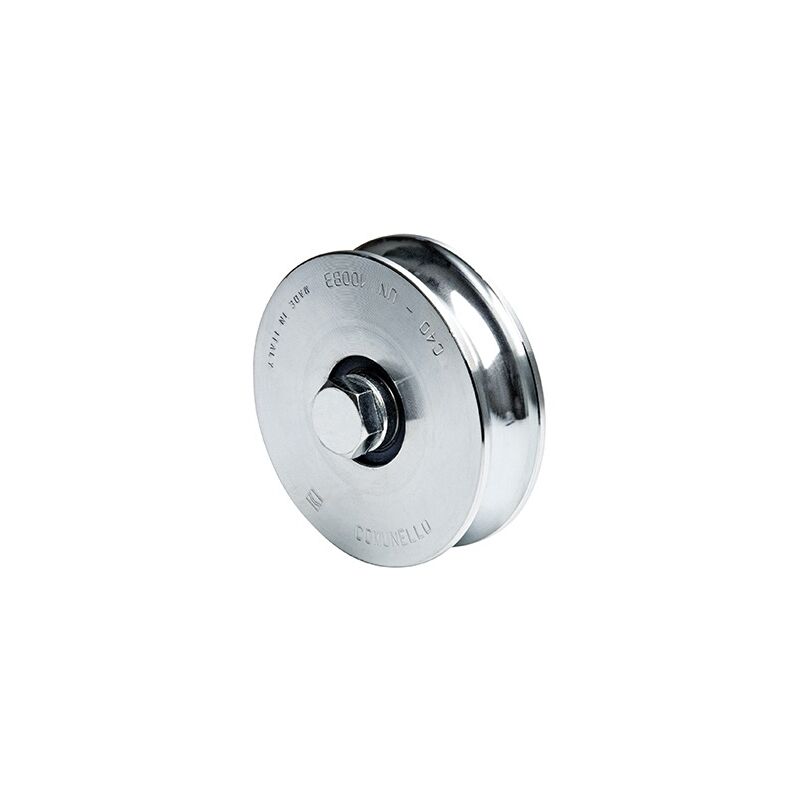 Roue en acier galvanisé pour portail A.315 MM.140