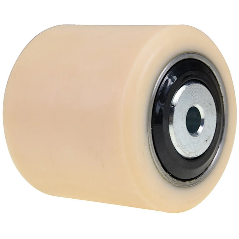 Galet ø 85 x (l) 80 (lm) 85 (al) 12 Vulkollan avec joint noir axe acier (Fenwick)