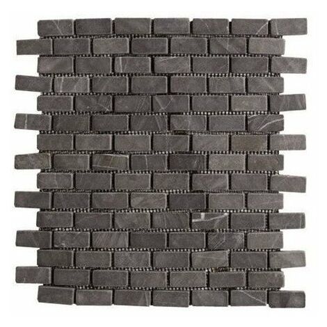 Galet Bubble - 30 x 30 cm - Gris marbre