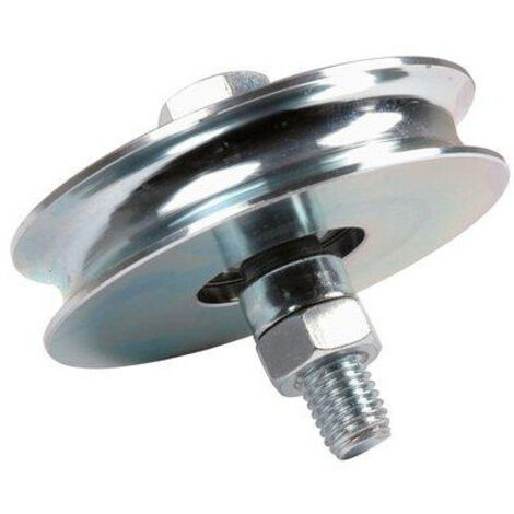 Torbel – Galet gorge ronde 120mm – Conception robuste pour rouleaux de portail – Charge maximale 200kg – Pour béton armé et bois dur