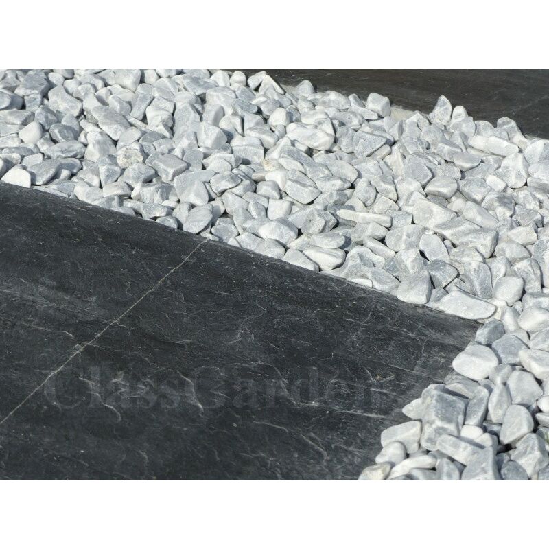 Classgarden - Galet Gris Clair 12-24 Pack de 15 M² - 30 sacs - 600 kg