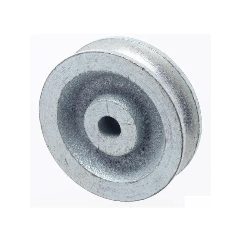 Galet pour poulie enrouleur de câble en fonte Ø 40mm pour câble largeur max. 5mm Porte Roulette Corde Guide Rail