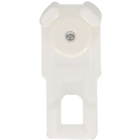 Galet pour tringle à chemin de fer – Lot de 12 – Dimensions 24x16 mm – Compatible avec tringles standard – Glissement fluide – Mobois