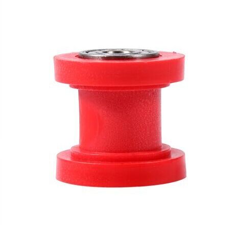 Galet tendeur de chaîne de 8 mm de diamètre intérieur pour moto tout-terrain chinoise (pit bike), rouge