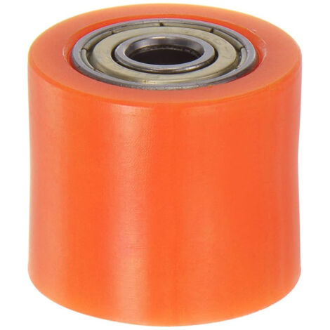 Galet tendeur de chaîne de transmission 8 mm, guide-galet, pour moto de route, orange