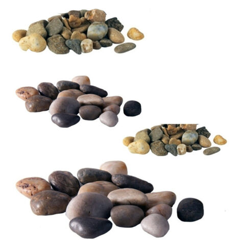 Galets Brun Naturel 800gr Aquarium Décoration Jardin étang