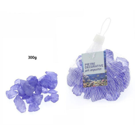 Galets Décoratifs Bleus Pour Aquarium 300 Gr. Décoration 70273