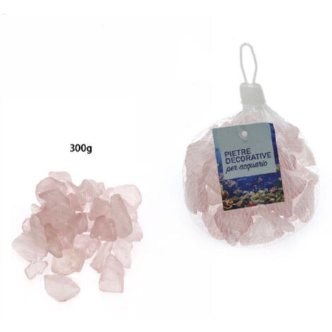 Galets Décoratifs Roses Pierres D'aquarium 300 Gr. Décoration 70274