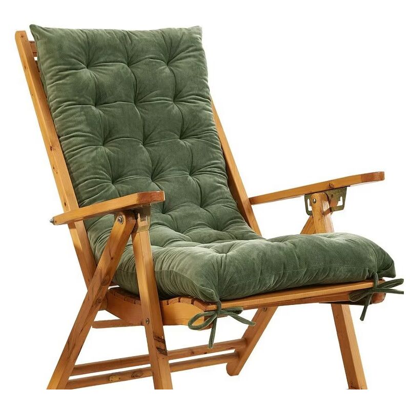 Galette de chaise Coussin Chaise Jardin – Coussin Exterieur Confortable et épais - Idéal pour intérieur et extérieur - 48X150cm - Vert