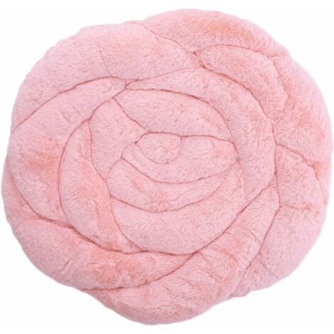 Galette de Chaise Coussin de Chaise Épais Cousins Matelassé Coussin d'assise Confortable pour Intérieur et Extérieur Coussin de Siège Forme de Fleur pour Bureau Salon Maison Jardin（2 pièces, rose）