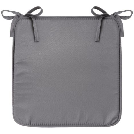 Galette de chaise gris ardoise 39x39cm - Atmosphera créateur d'intérieur