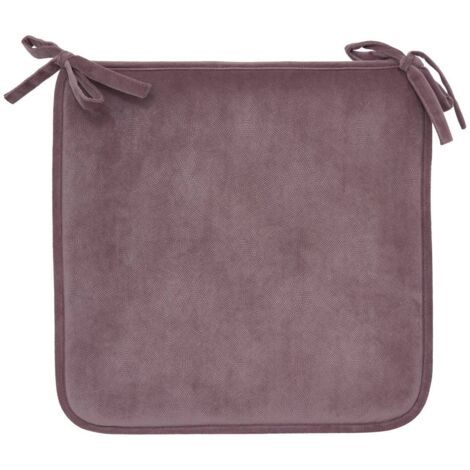 Galette de chaise Lilou violet clair 38x38cm - Atmosphera créateur d'intérieur