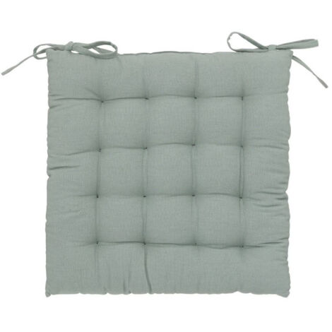 Galette de Chaise "Loria" 38x38cm Vert Céladon