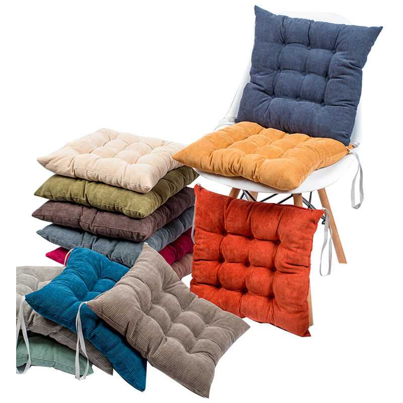 Soekavia - Galette de chaise Lot de 6 galettes de Chaise 40x40, Coussin décoratif Coussin Coussin de Chaise Coussins de Jardin, Polyester (Couleur
