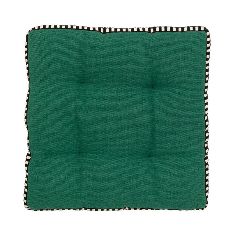 Galette de Chaise Matelassée 'Malakite' 38x38cm Vert Cèdre
