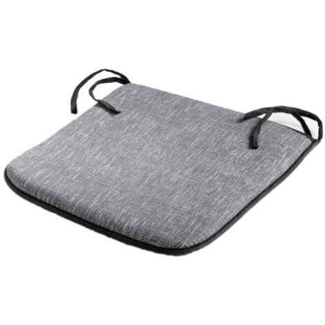 Galette de Chaise "Memphis" 40x40cm Gris Perle