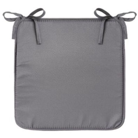 Galette de Chaise "Micro" 39x39cm Gris Foncé