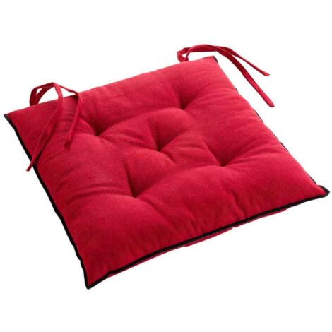Galette de Chaise "Mistraline" 40x40cm Bordeaux