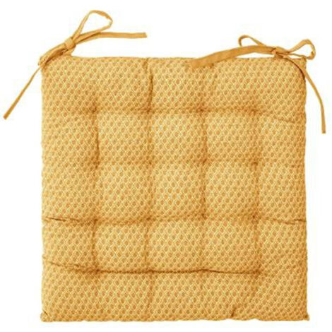 Galette de Chaise "Otto" 38x38cm Ocre