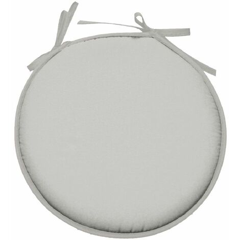 Galette de chaise ronde en polyester mastic