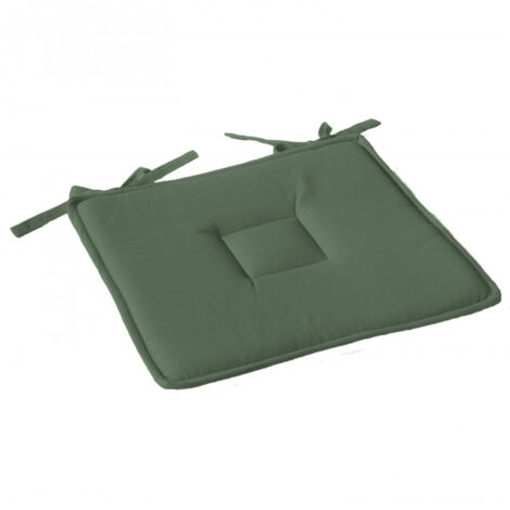 Galette Plate 40 x 40 cm 100 % Coton - 40x40cm - Vert kaki