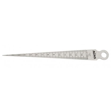 GALGA CONICA PARA MEDICION DE RANURAS HASTA 15MM 150MM - ACHA