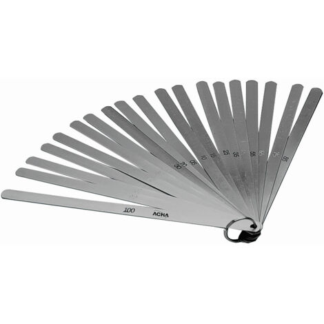 GALGAS DE ESPESORES DE 0,05 A 1,00 /13 LAMINAS 300X13MM - ACHA