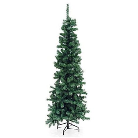 Galileo Casa Albero di Natale Slim Verde 210 cm 640 Rami Linea Sestriere