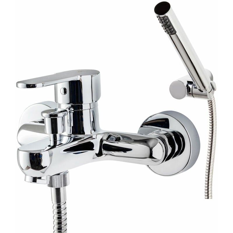 

2151000 ZIP PLUS 2.0 Grifo Baño-Ducha Cromo Con Accesorios De Ducha - Galindo