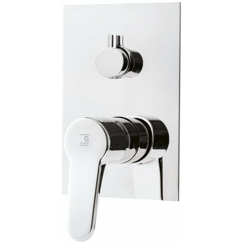 

7177200 CÓNICO Grifo Ducha Empotrable 3 Vías Cromo - Galindo