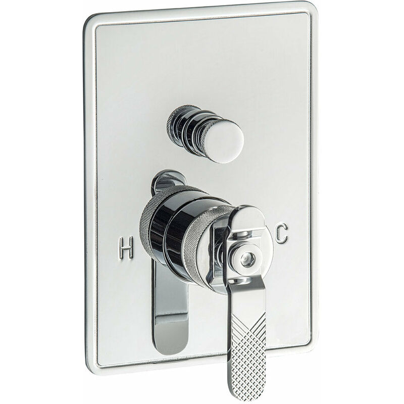

7977400 STREM Grifo Baño-Ducha Empotrar Pulsador Lever - Galindo