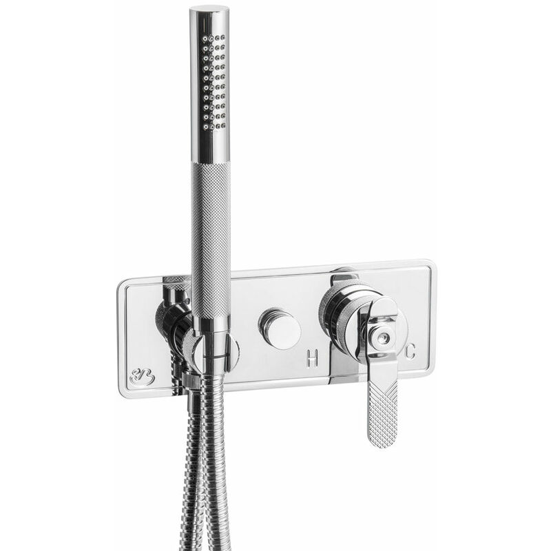 

7979300 STREM Grifo Ducha Mural 2 Vías Pulsador Lever - Galindo