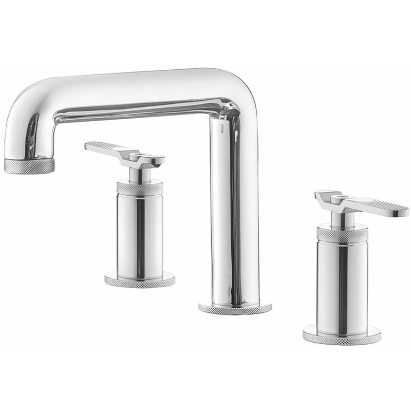

GALINDO 7979800 STREM Batería Lavabo Repisa Bimando Pulsador Lever Con Desague Semiautomático