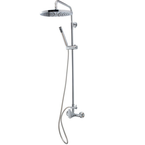 galindo albos 71250300 columna de ducha mezcladora monomando con accesorios de ducha