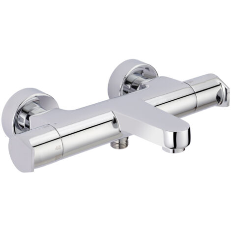 galindo aroha 46041000 grifo baño-ducha termostático cromo con accesorios de ducha
