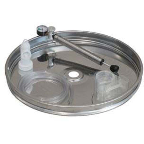 Galleggiante ad aria inox completo - ø mm.740 per contenitore inox da lt.400/500