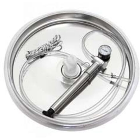GALLEGGIANTE AD ARIA INOX KIT COMPLETO PER CONTENITORE- - ø mm.420 per contenitore inox da lt.100 - 1 pezzi BELVIVERE