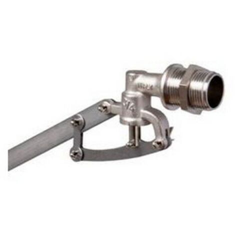 GALLEGGIANTE IN OTTONE SENZA SFERA A 5 COPPIGLIE ASTA AISI 430 1&quot