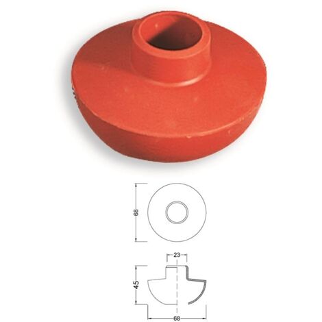 Galleggiante in para d. mm.68 - foro mm.23 156100PR