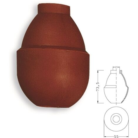 Galleggiante para rossa d. mm.55 - foro mm.15 211400PR